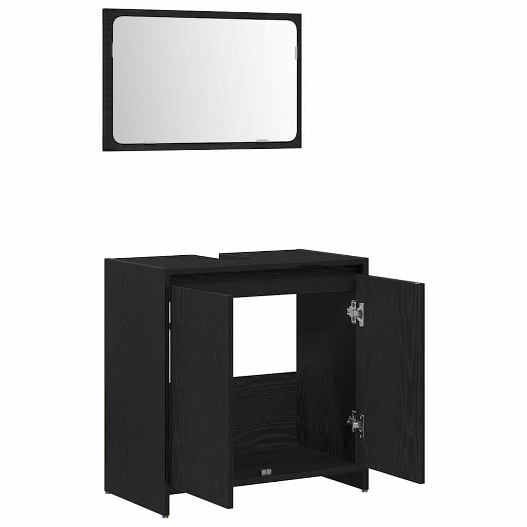 Fürdőszoba Székény Fekete tölgy 60 x 33 x 60 cm Szerelt Fa