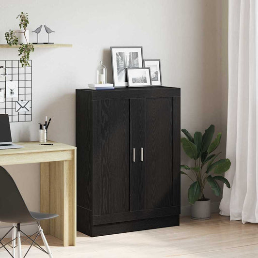 Könyvespolc Fekete tölgy 82,5 x 30,5 x 115 cm Faanyag
