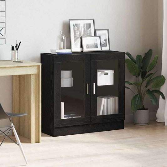 Könyvespolc Fekete tölgy 82,5 x 30,5 x 80 cm Faanyag