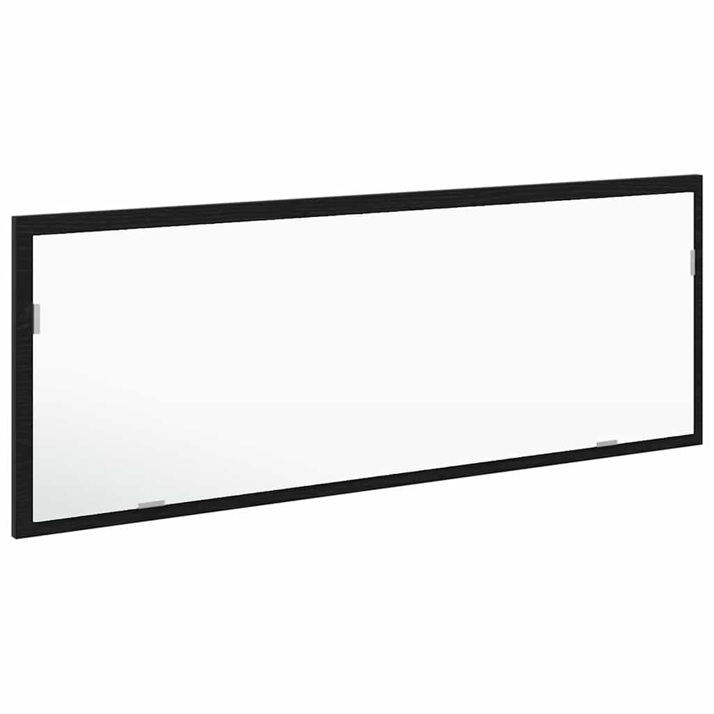 LED Fürdőszoba Tükör Fekete tölgy 100 x 8,5 x 37 cm Üveg