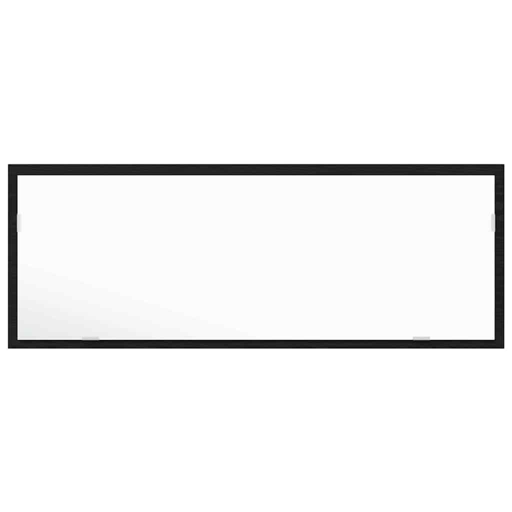 LED Fürdőszoba Tükör Fekete tölgy 100 x 8,5 x 37 cm Üveg