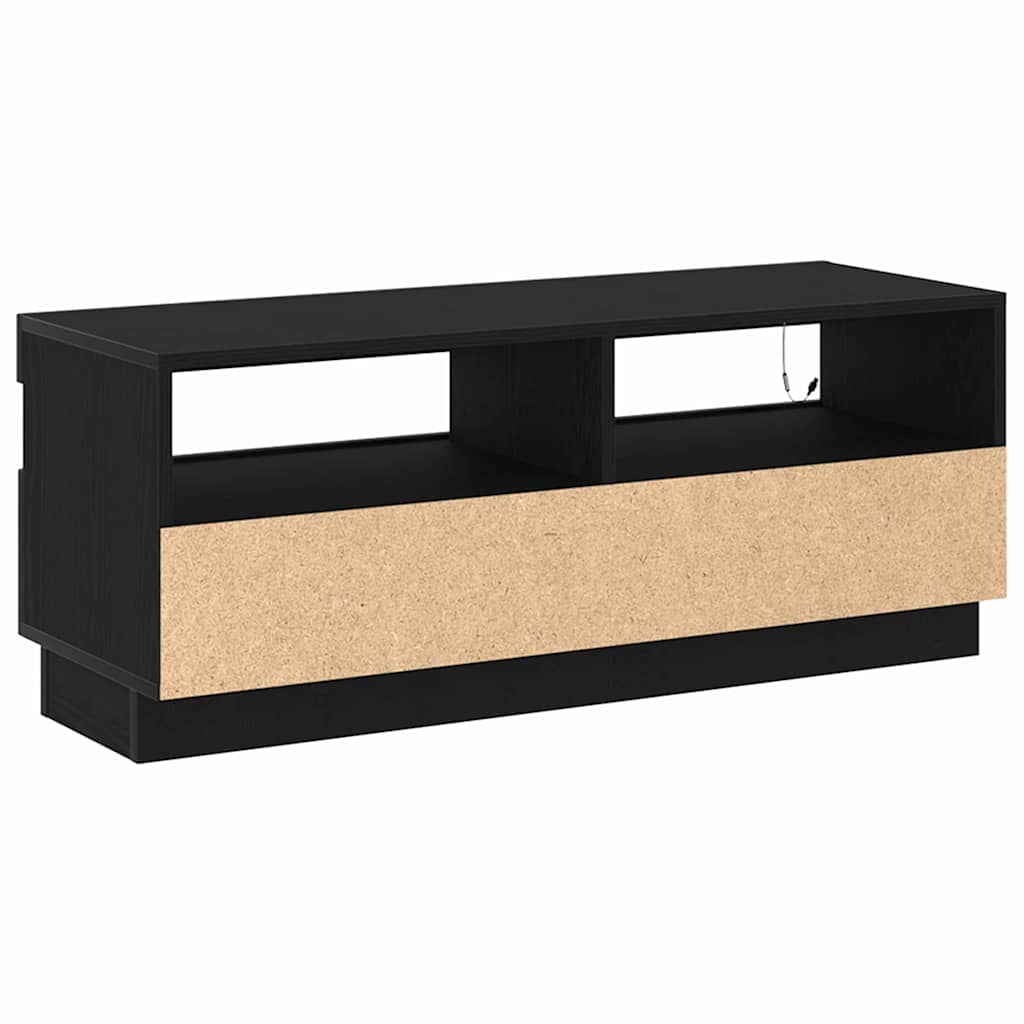TV szekrény 100 x 35 x 40 cm Fekete tölgy Szerelt Fa