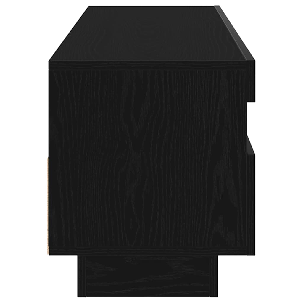 TV szekrény 100 x 35 x 40 cm Fekete tölgy Szerelt Fa