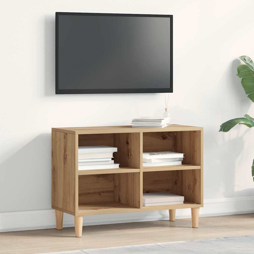 TV szekrény 69,5 x 30 x 50 cm artisian oak Szerelt Fa