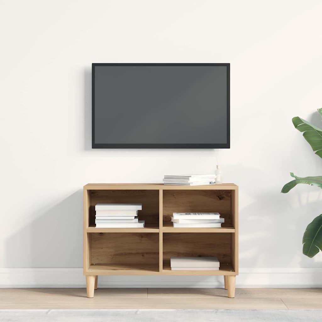 TV szekrény 69,5 x 30 x 50 cm artisian oak Szerelt Fa