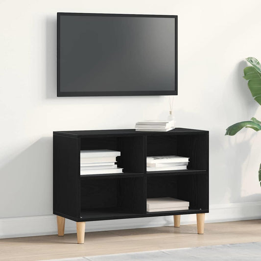 TV szekrény Fekete tölgy 69,5 x 30 x 50 cm Faanyag