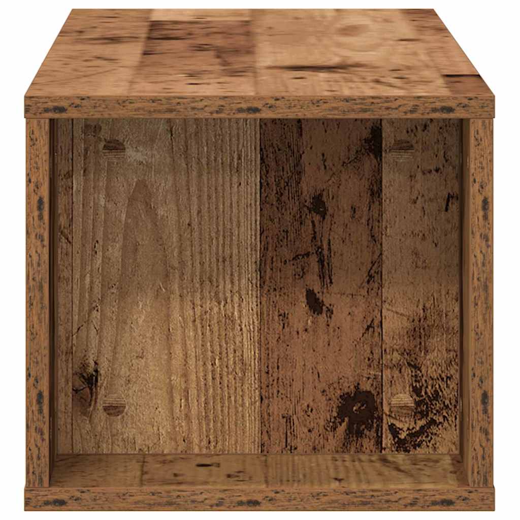 TV szekrény 100 x 30 x 26,5 cm Régi fa Szerelt Fa