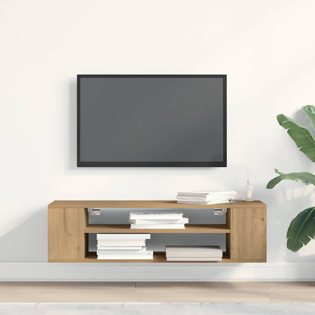 TV szekrény 100 x 30 x 26,5 cm artisian oak Szerelt Fa