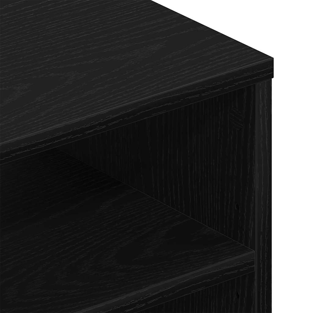 Falpolc Falra szerelhető Fekete tölgy 102 x 30 x 29 cm