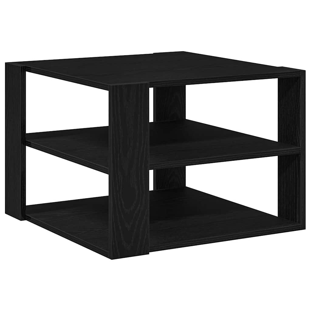 Dohányzóasztal Fekete Tölgy 58 x 58 x 40 cm Mérnöki fa