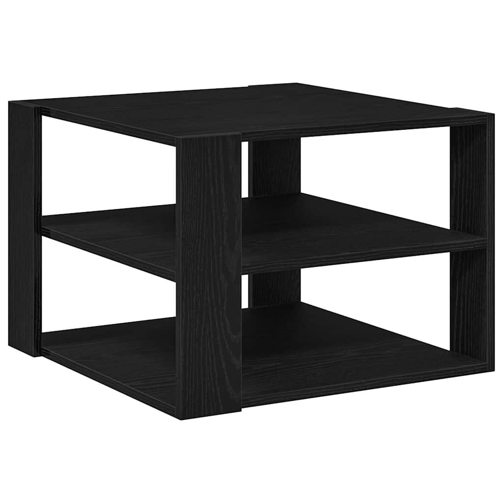 Dohányzóasztal Fekete Tölgy 58 x 58 x 40 cm Mérnöki fa