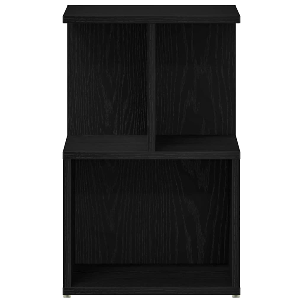 Éjjeliszekrény 2 pcs Fekete tölgy 35 x 35 x 55 cm Faanyag
