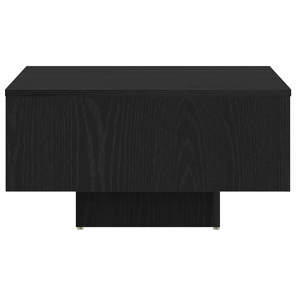 Dohányzóasztal Fekete tölgy 60 x 60 x 31,5 cm Szerelt Fa