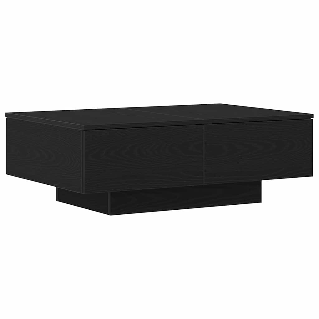 Dohányzóasztal Fekete tölgy 90 x 60 x 31 cm Szerelt Fa