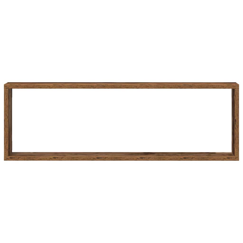 Falpolcok Falra szerelhető 4 pcs Öreg fa 80 x 15 x 26 cm