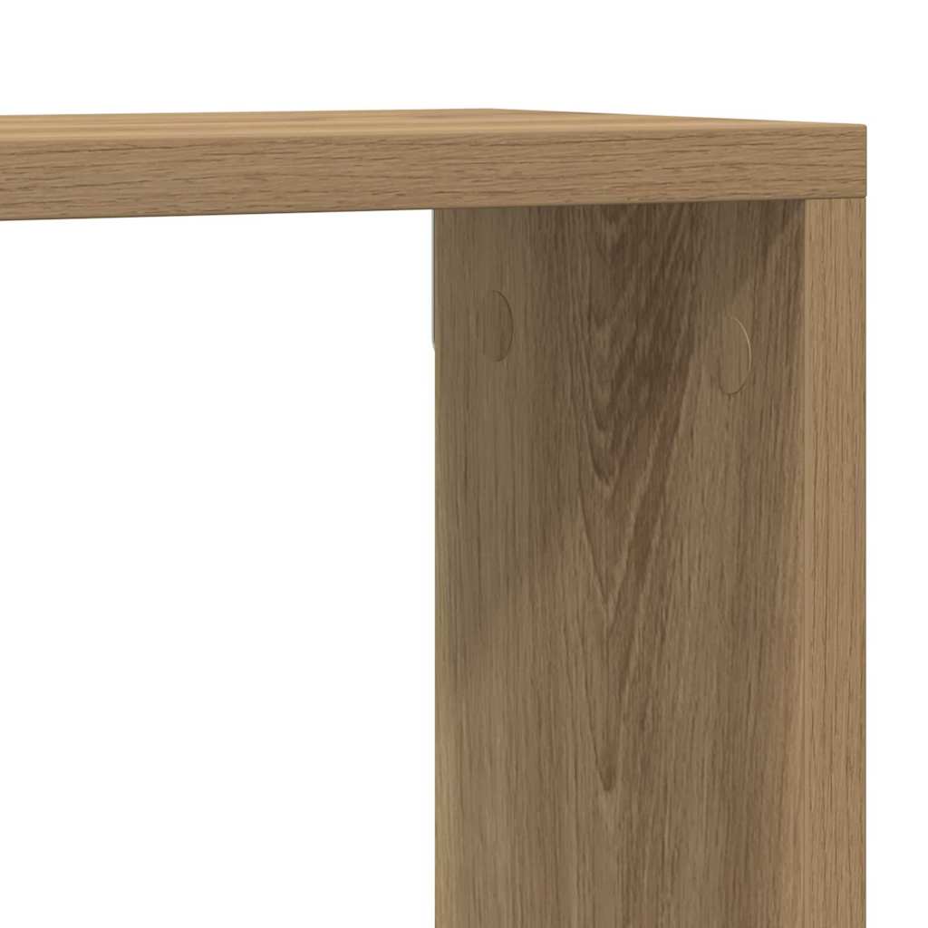 Falpolcok Falra szerelhető 4 pcs Művészi tölgy 80 x 15 x 26 cm