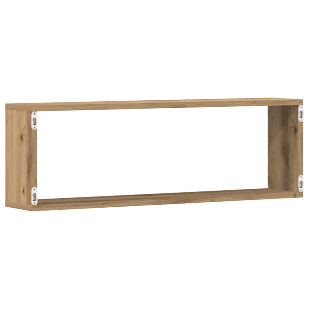 Falpolcok Falra szerelhető 4 pcs Művészi tölgy 80 x 15 x 26 cm