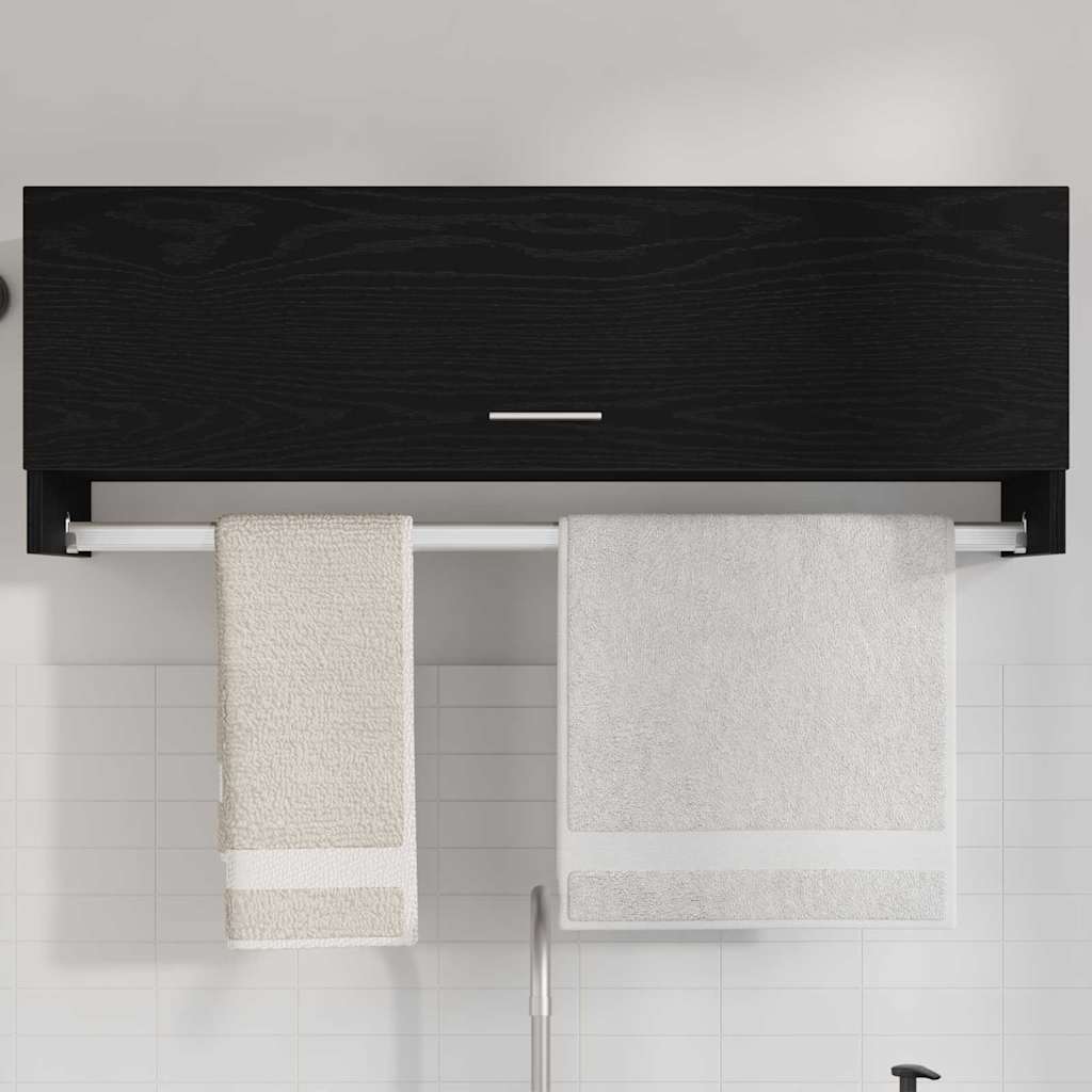 Ruhásszekrény Fekete tölgy 100 x 32,5 x 35 cm Szerelt Fa