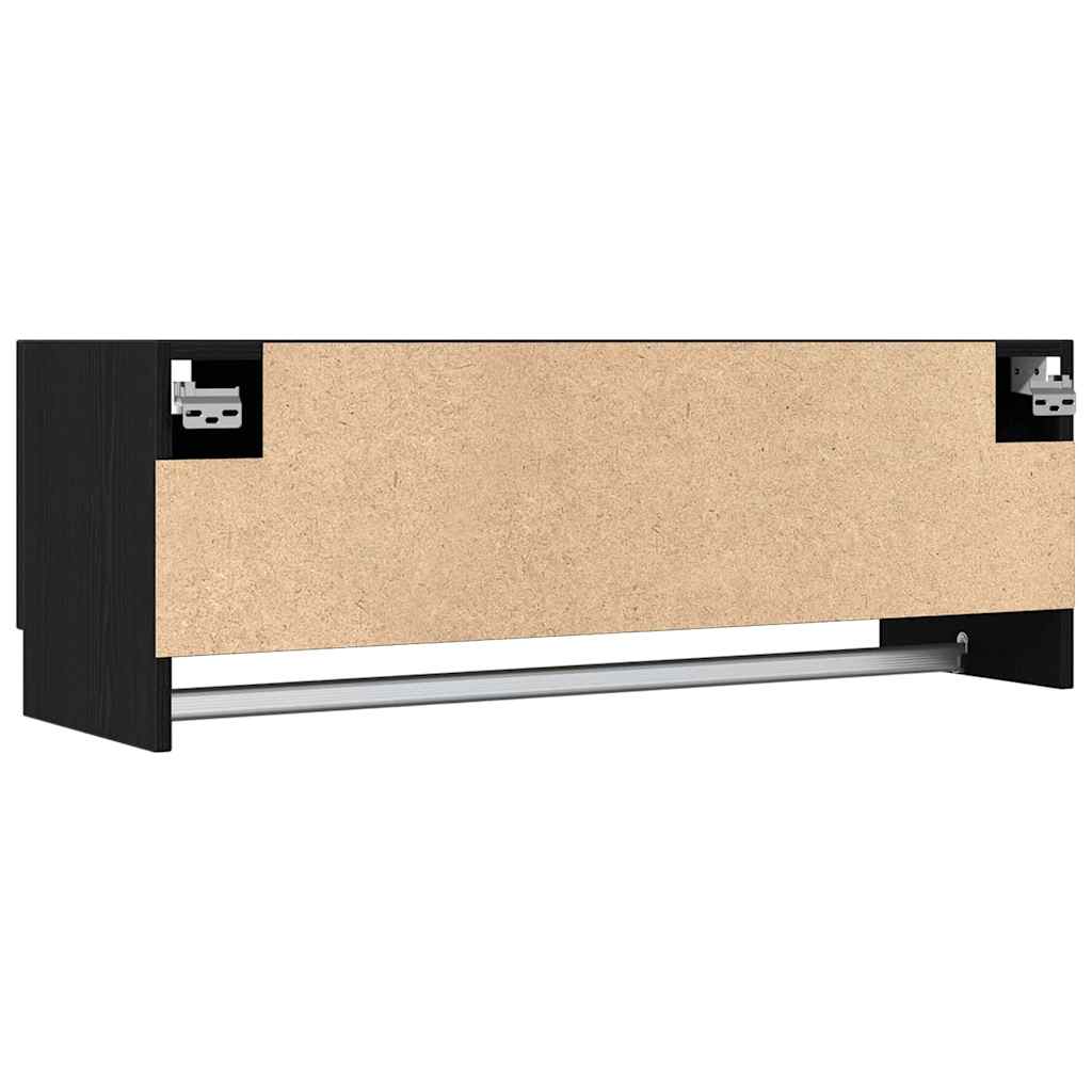 Ruhásszekrény Fekete tölgy 100 x 32,5 x 35 cm Szerelt Fa
