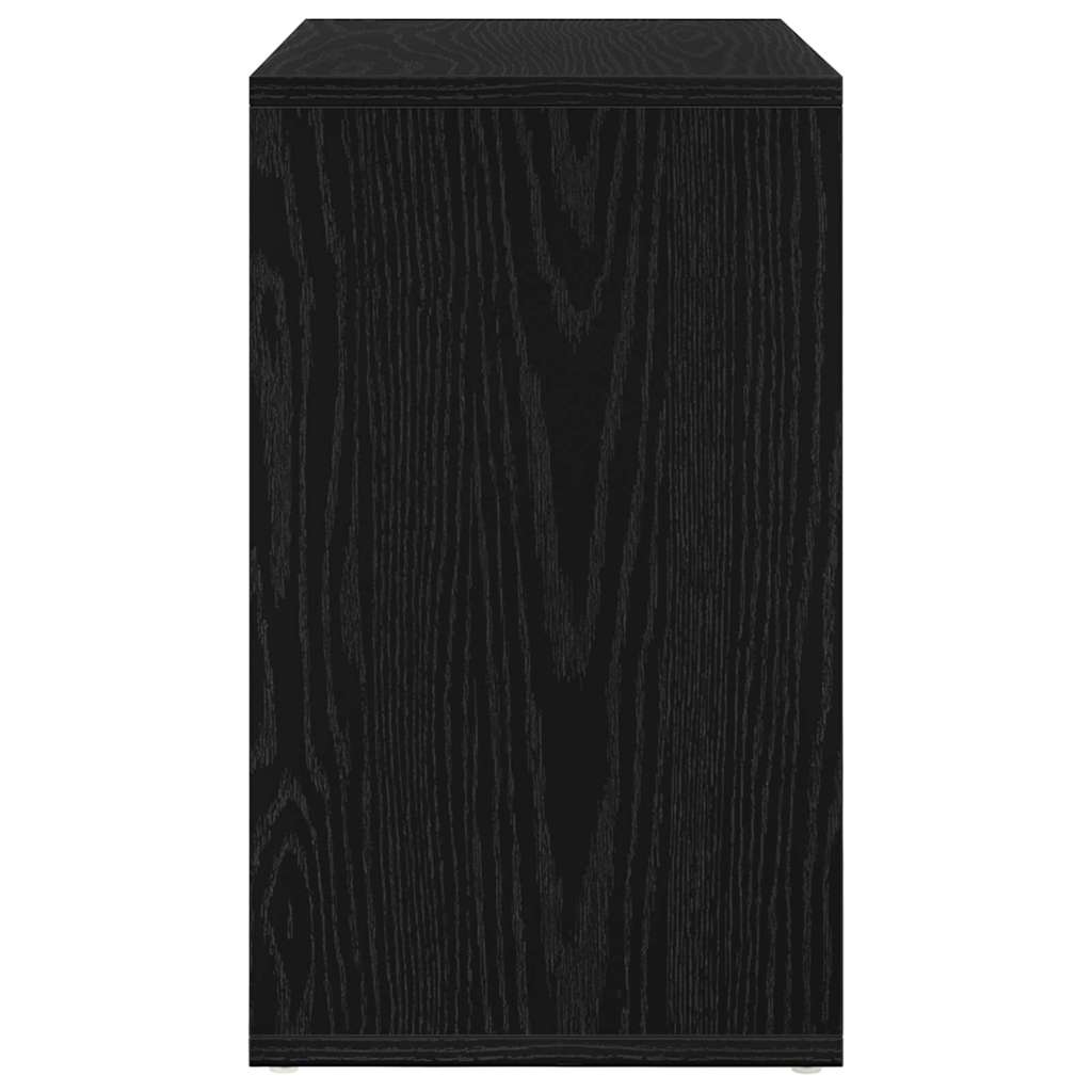 Fészekasztal 3 db Fekete tölgy 55 x 30 x 50 cm Szerelt Fa