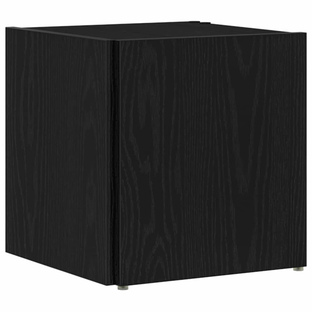 Sarokpolcok 33 x 33 x 34,5 cm Szerelt Fa Fekete tölgy