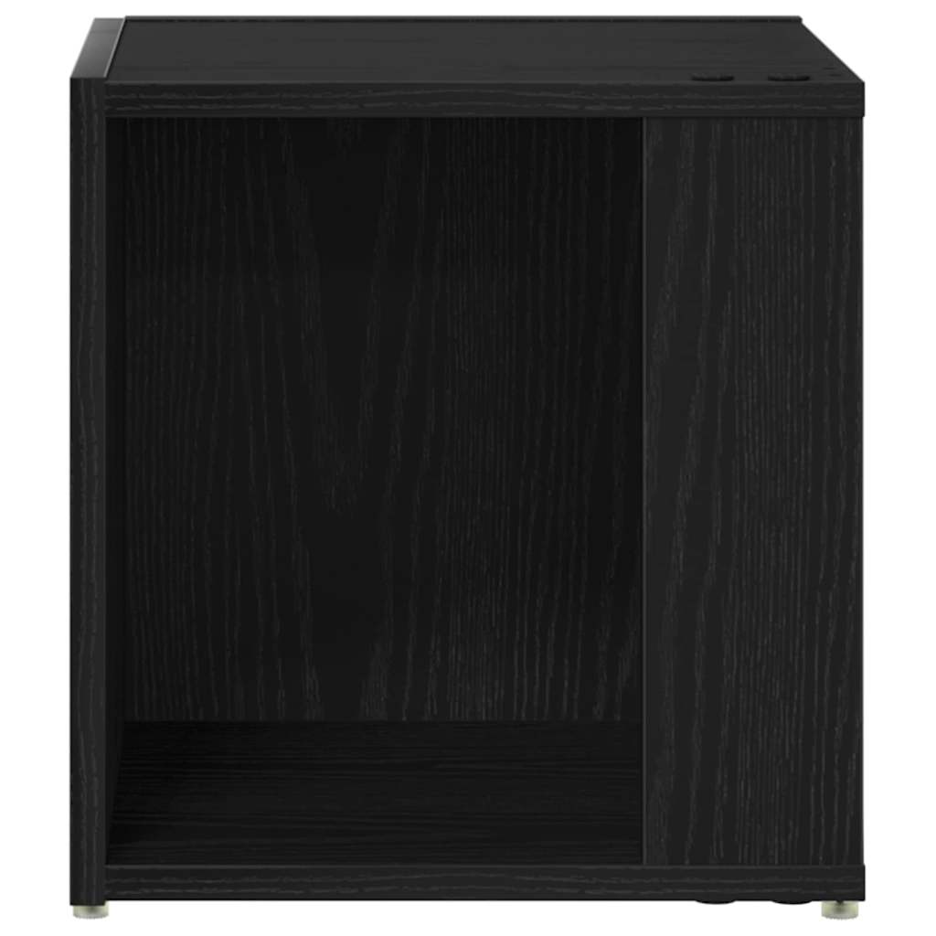 Sarokpolcok 33 x 33 x 34,5 cm Szerelt Fa Fekete tölgy