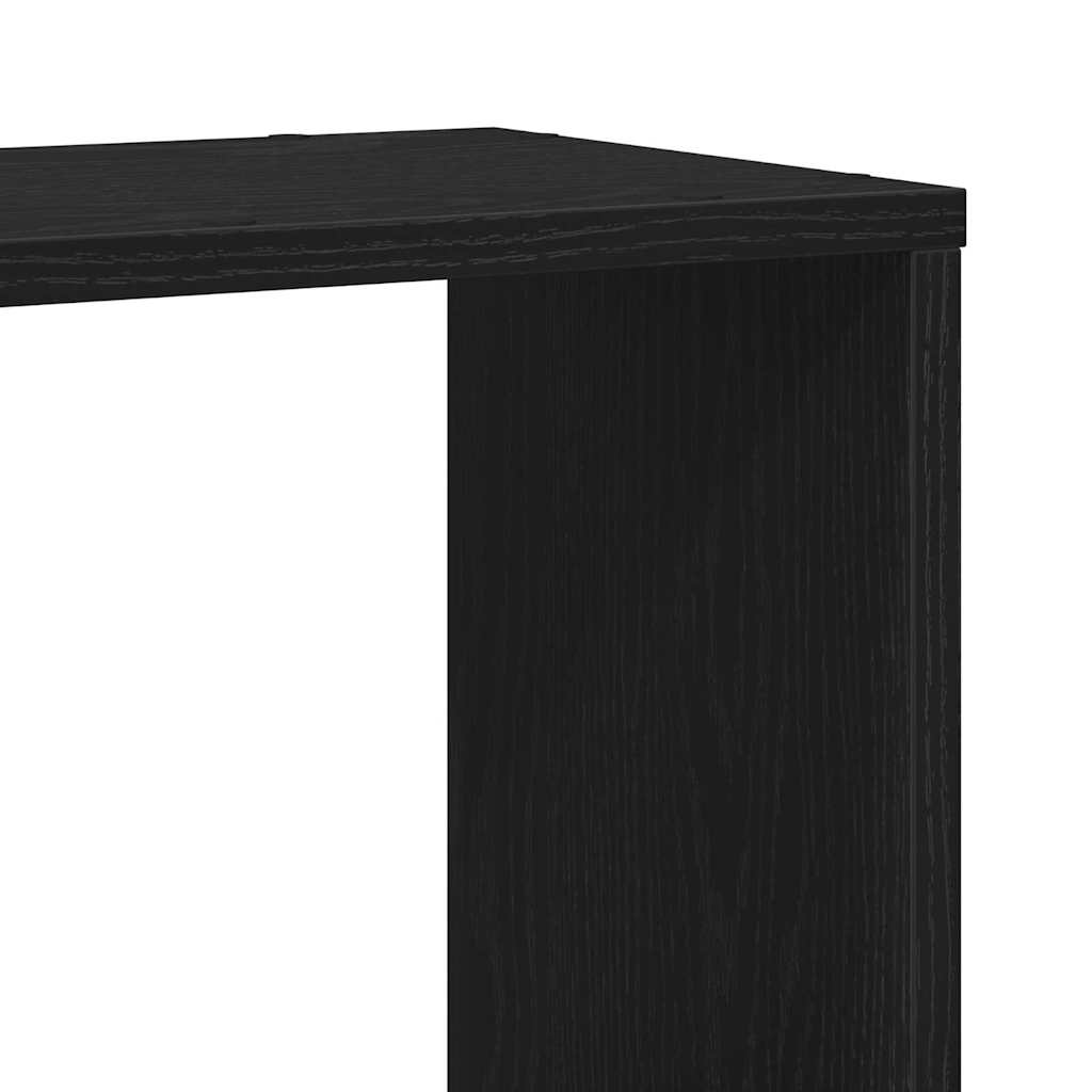 TV szekrény garnitúra 80 x 24 x 32 cm Fekete tölgy Szerelt Fa