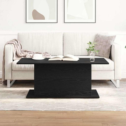 Dohányzóasztal Fekete tölgy 102 x 55,5 x 40 cm Faanyag
