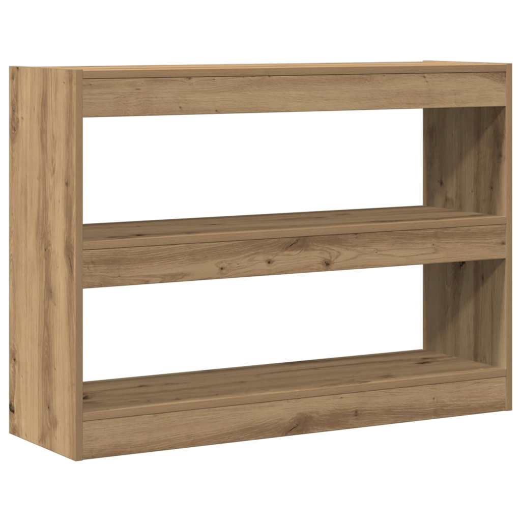 Könyvszekrény 2 szintes 100 x 30 x 72 cm Szerelt Fa