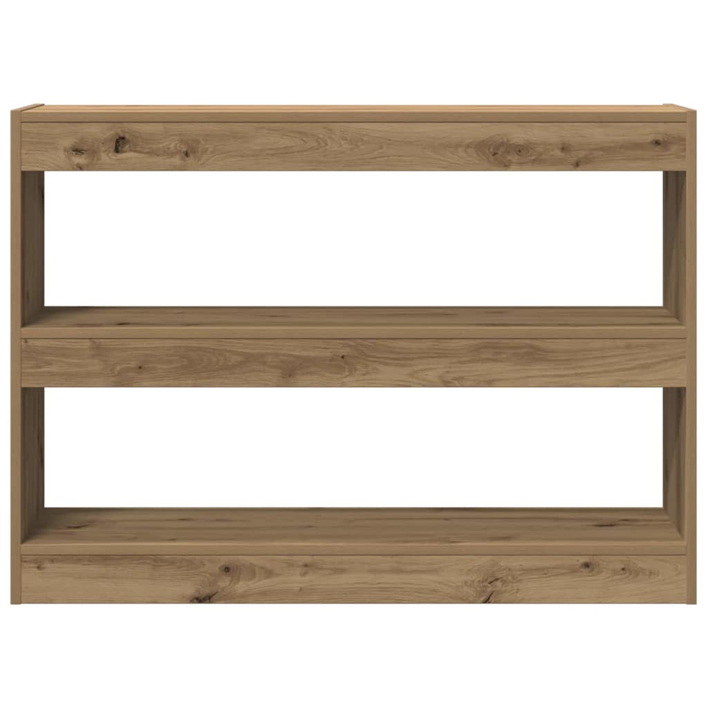 Könyvszekrény 2 szintes 100 x 30 x 72 cm Szerelt Fa