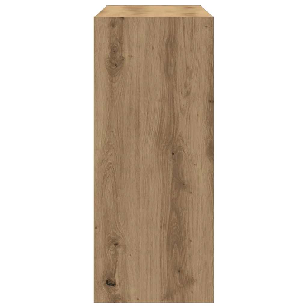 Könyvszekrény 2 szintes 100 x 30 x 72 cm Szerelt Fa