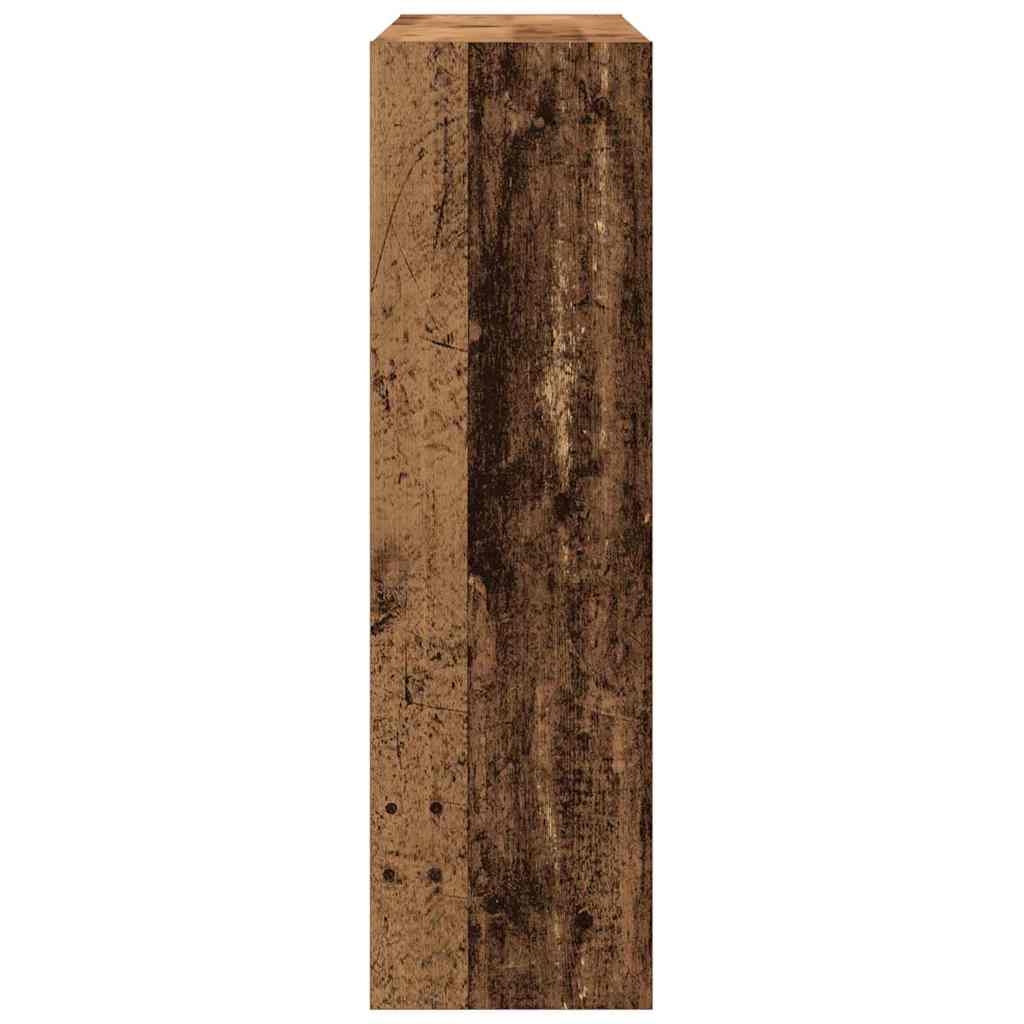 Könyvespolc 3 szintes 100 x 30 x 103 cm Szerelt Fa Régi fa