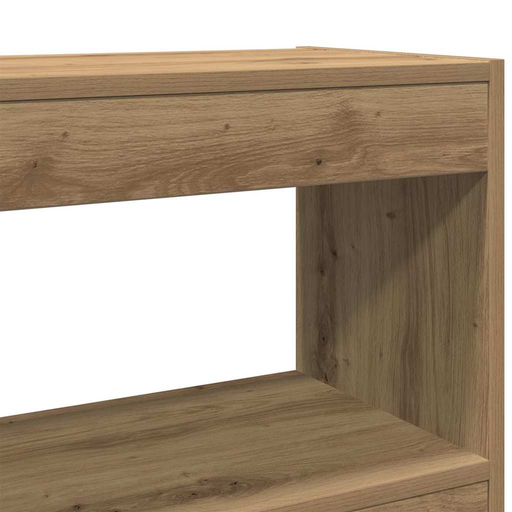 Könyvespolc 3 szintes 100 x 30 x 103 cm Szerelt Fa