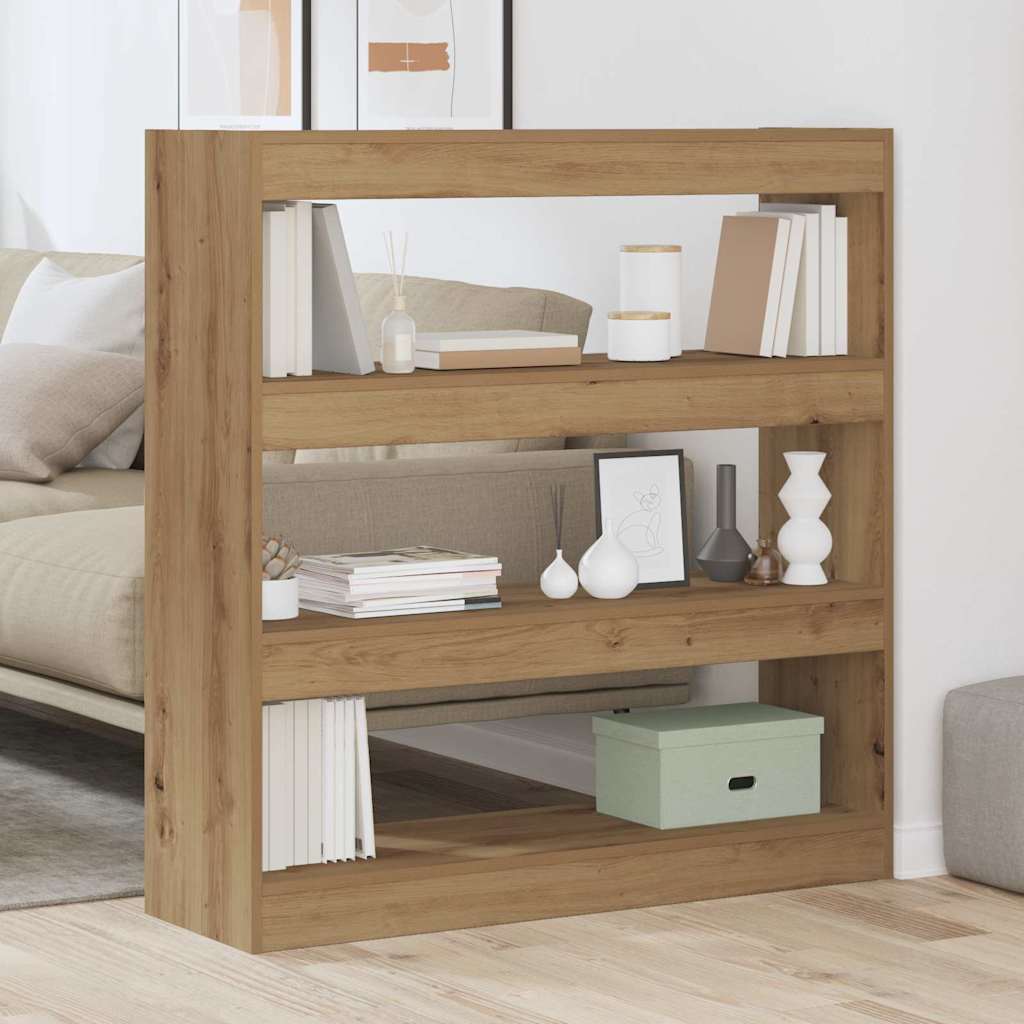 Könyvespolc 3 szintes 100 x 30 x 103 cm Szerelt Fa