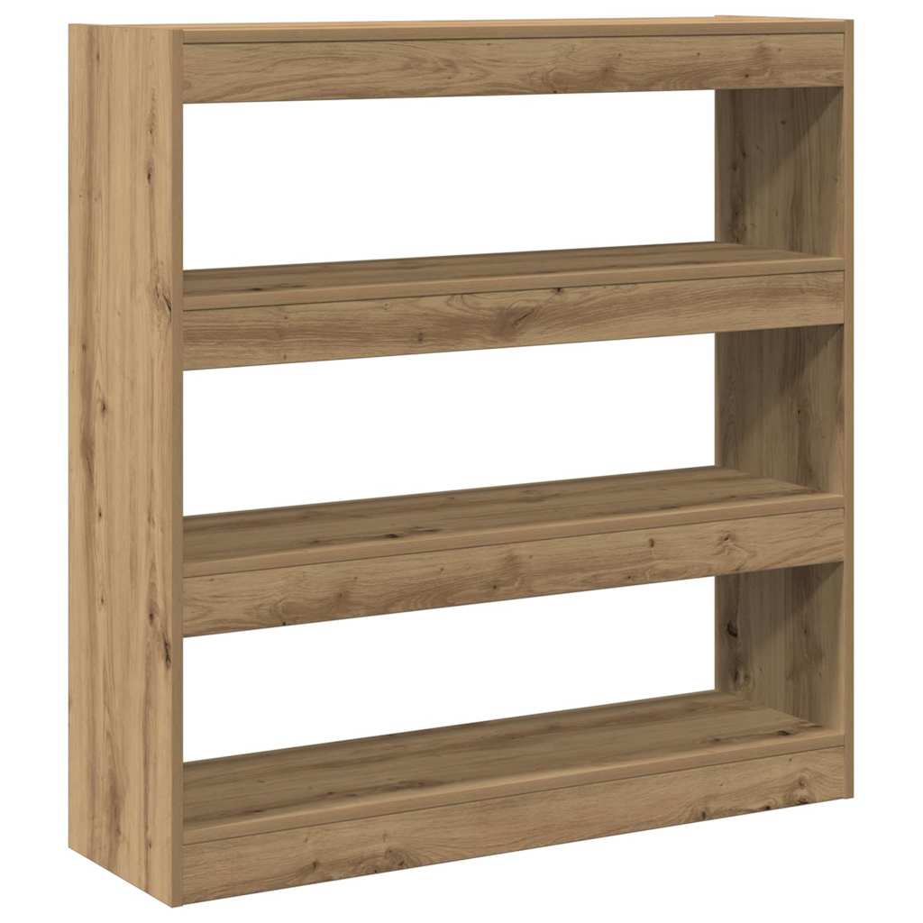 Könyvespolc 3 szintes 100 x 30 x 103 cm Szerelt Fa