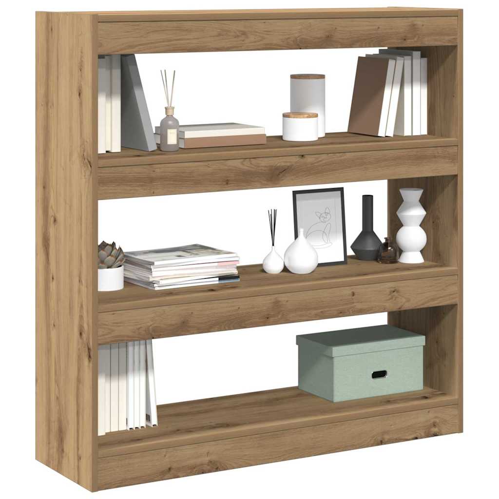 Könyvespolc 3 szintes 100 x 30 x 103 cm Szerelt Fa