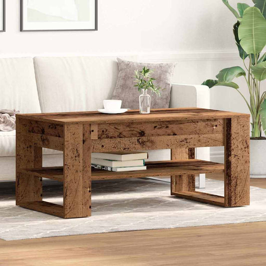 Dohányzóasztal Öreg fa 102 x 55 x 45 cm Faanyag