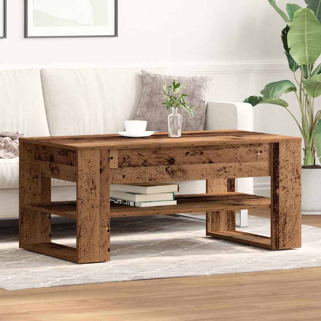 Dohányzóasztal Öreg fa 102 x 55 x 45 cm Szerelt Fa