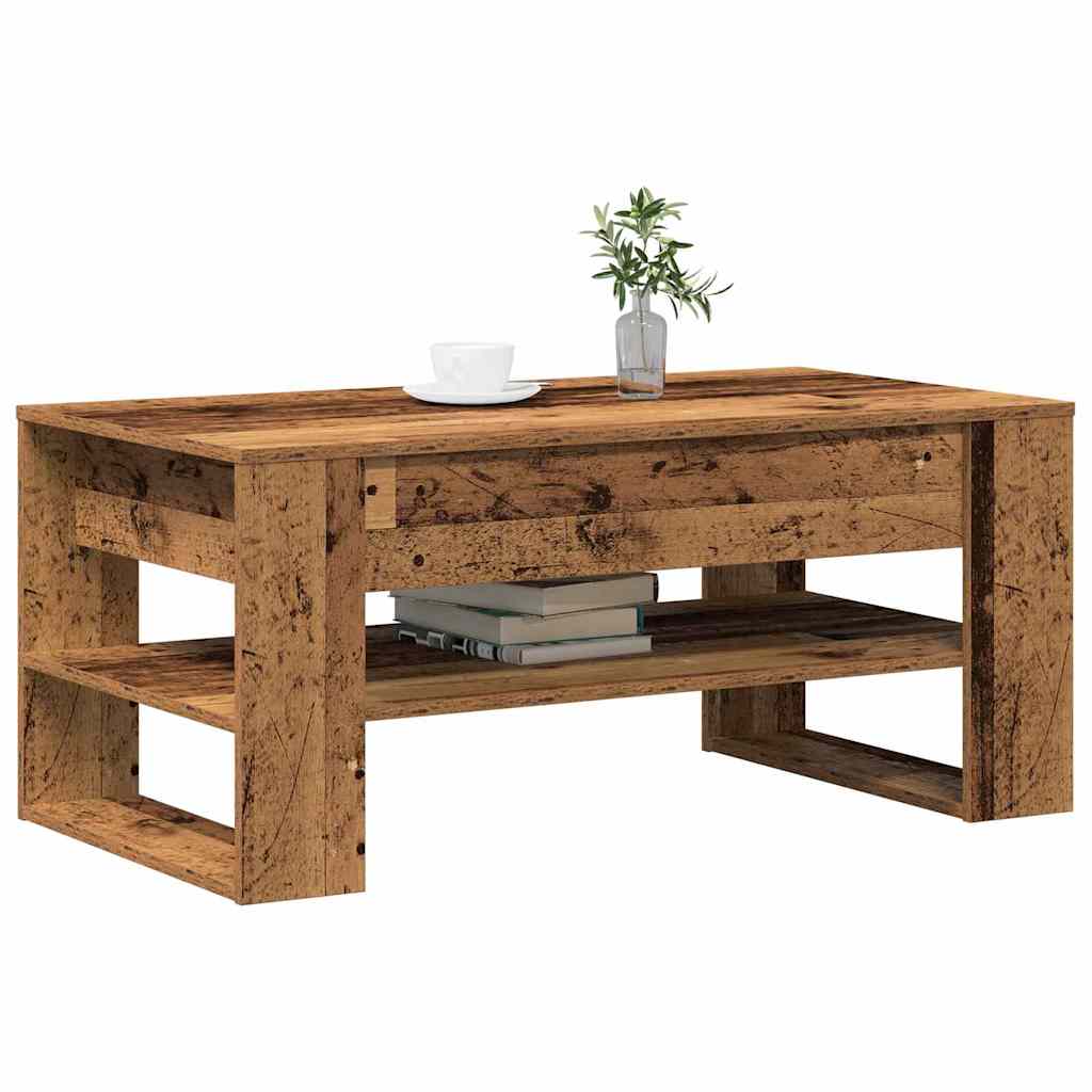 Dohányzóasztal Öreg fa 102 x 55 x 45 cm Szerelt Fa