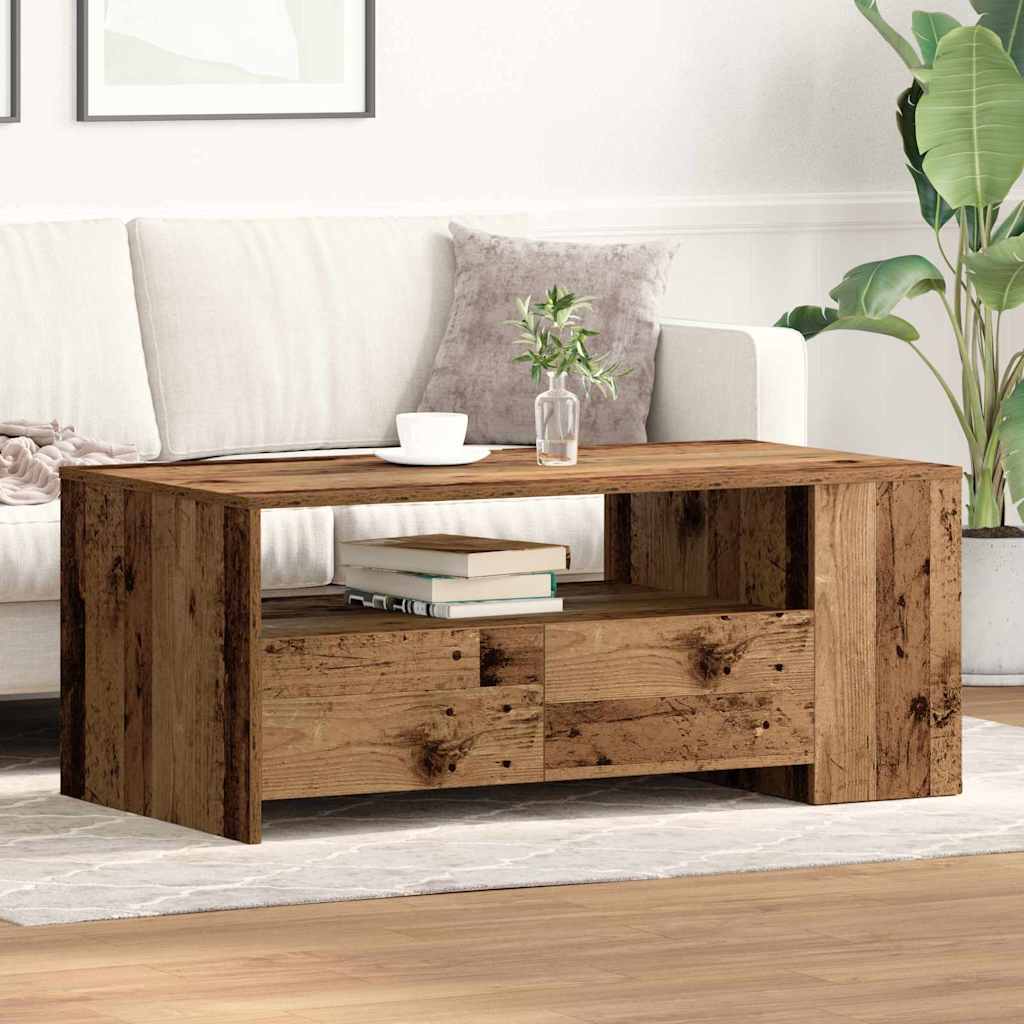 Dohányzóasztal Öreg fa 102 x 55 x 43,5 cm Szerelt Fa