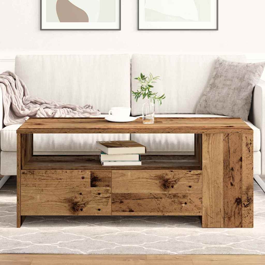 Dohányzóasztal Öreg fa 102 x 55 x 43,5 cm Szerelt Fa