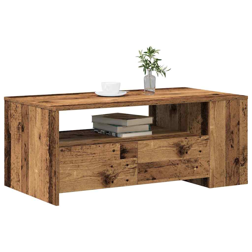 Dohányzóasztal Öreg fa 102 x 55 x 43,5 cm Szerelt Fa