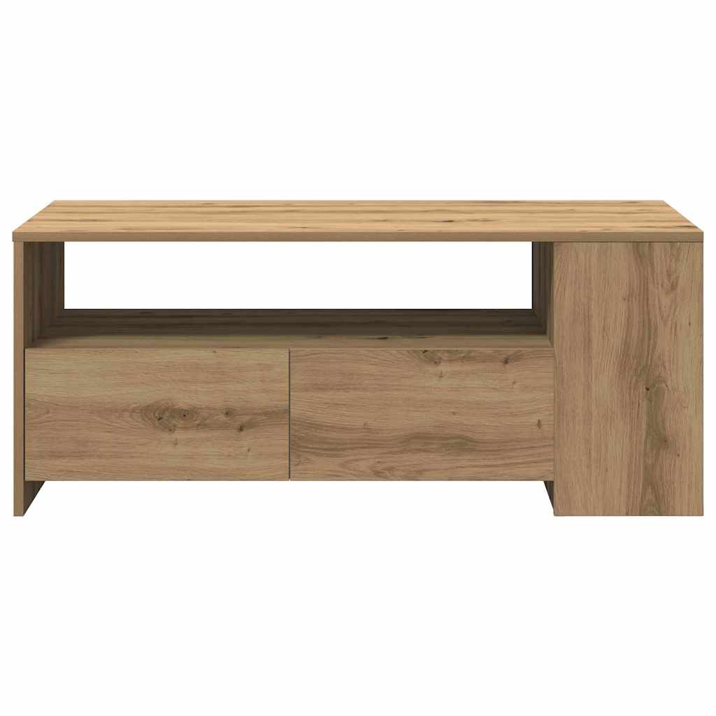 Dohányzóasztal fiókkal Artisan tölgy 102 x 55 x 43,5 cm Faanyag