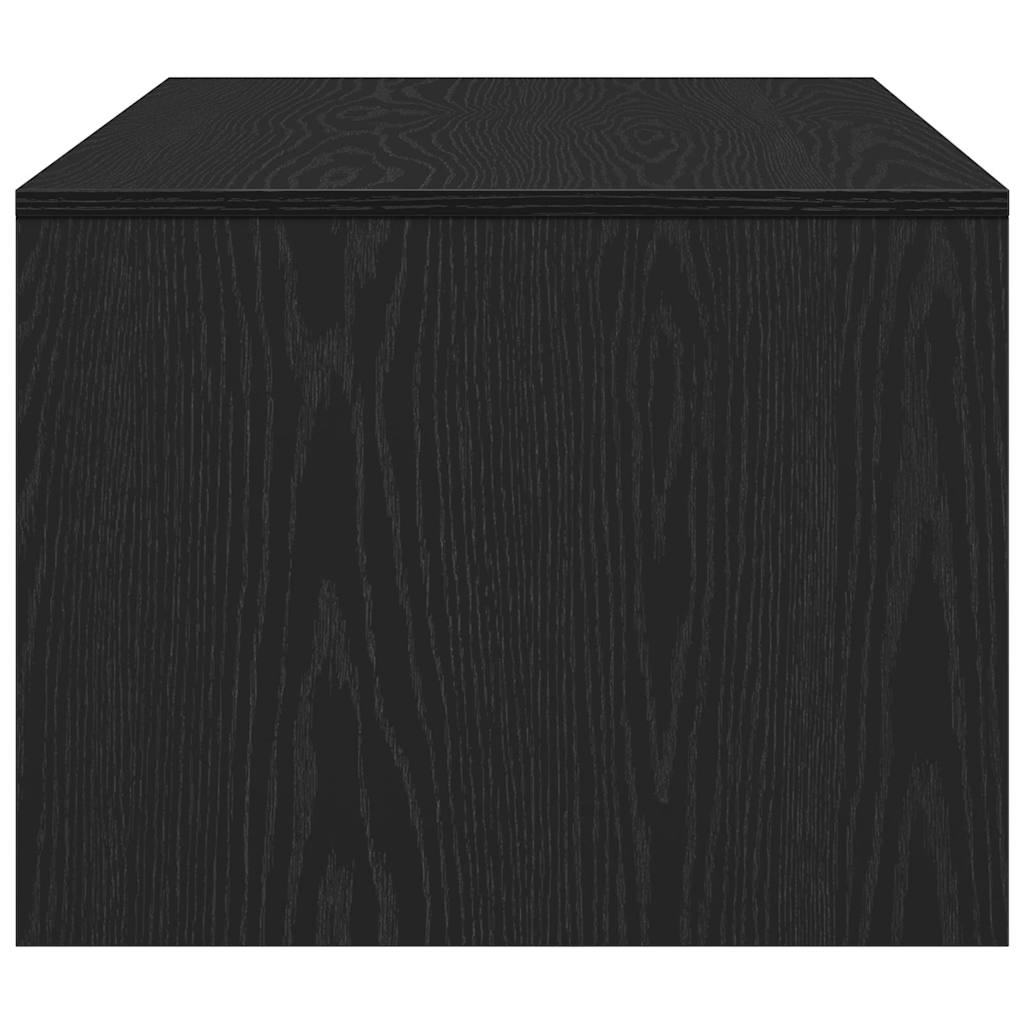Dohányzóasztal Fekete tölgy 102 x 55 x 43,5 cm Szerelt Fa