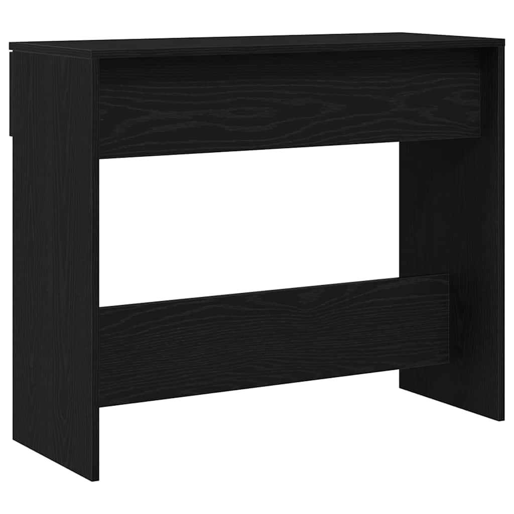 Konzolasztal Fekete tölgy 30 x 36 x 75 cm Szerelt Fa