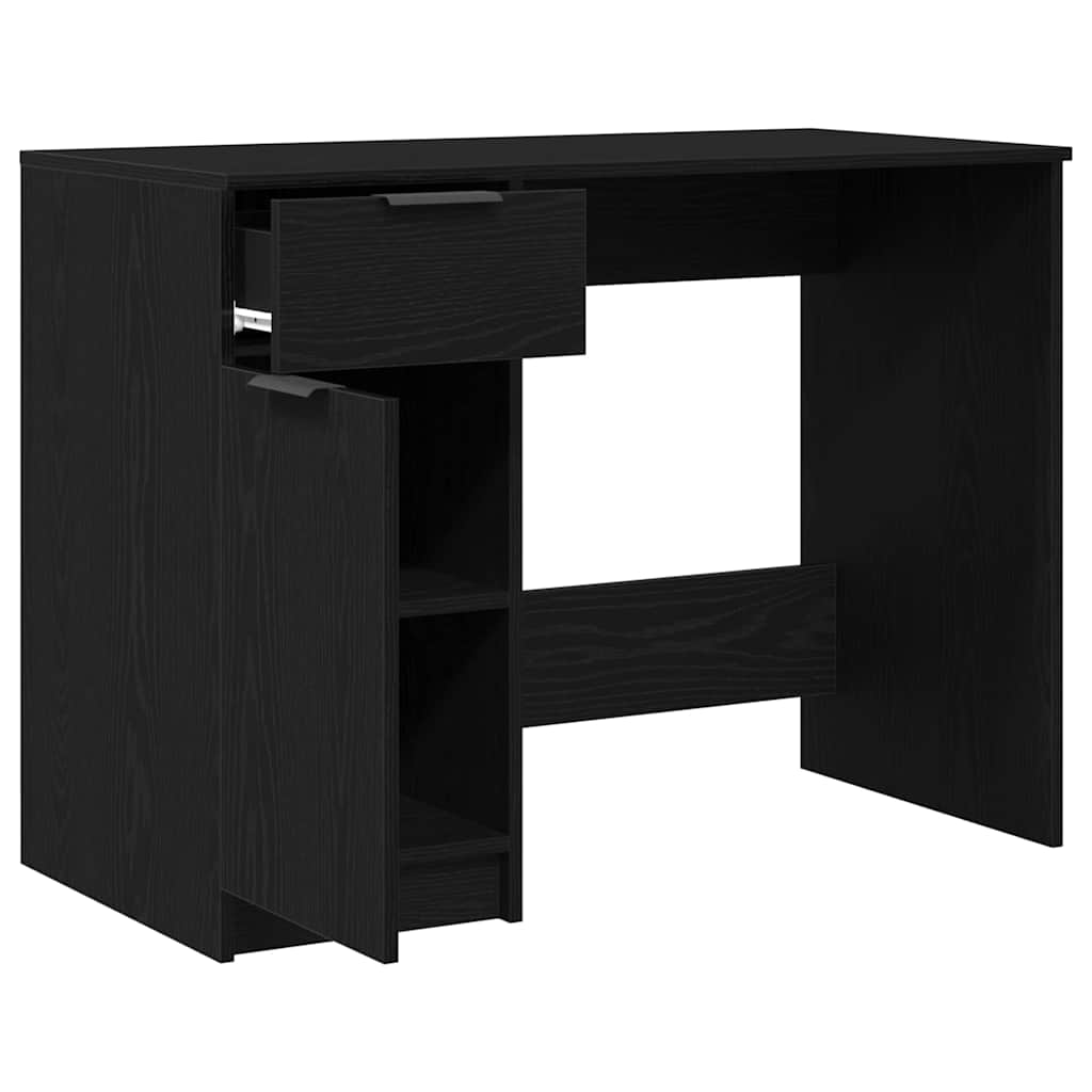 Asztal Fekete tölgy Szerelt Fa 100 x 50 x 75 cm