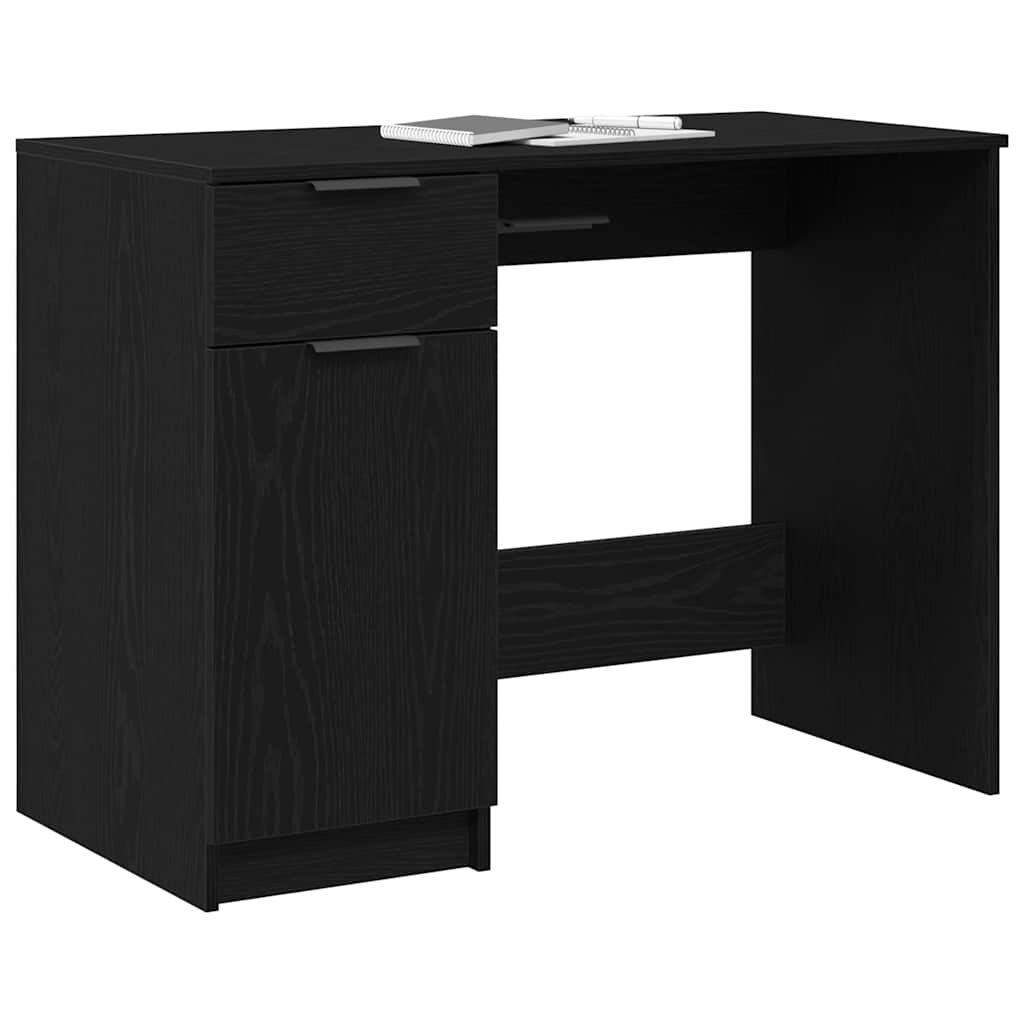 Asztal Fekete tölgy Szerelt Fa 100 x 50 x 75 cm