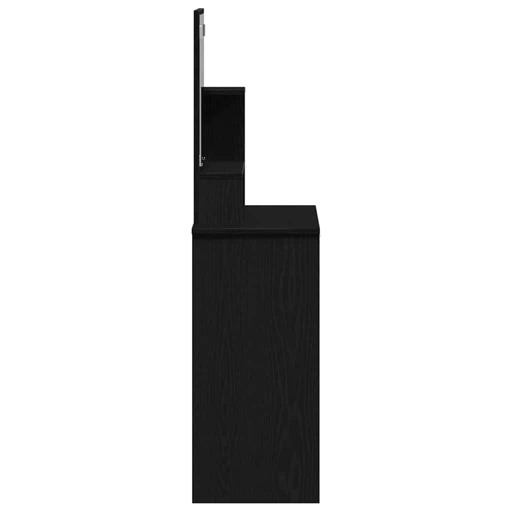 Öltözködőasztal Fekete tölgy 86,5 x 35 x 136 cm Szerelt Fa