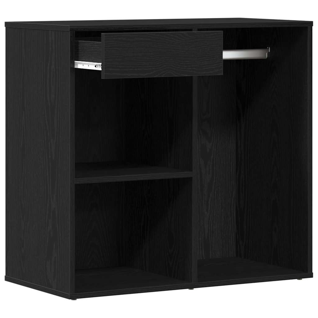 Sminkes szekrény Fekete tölgy 80 x 40 x 75 cm Szerelt Fa
