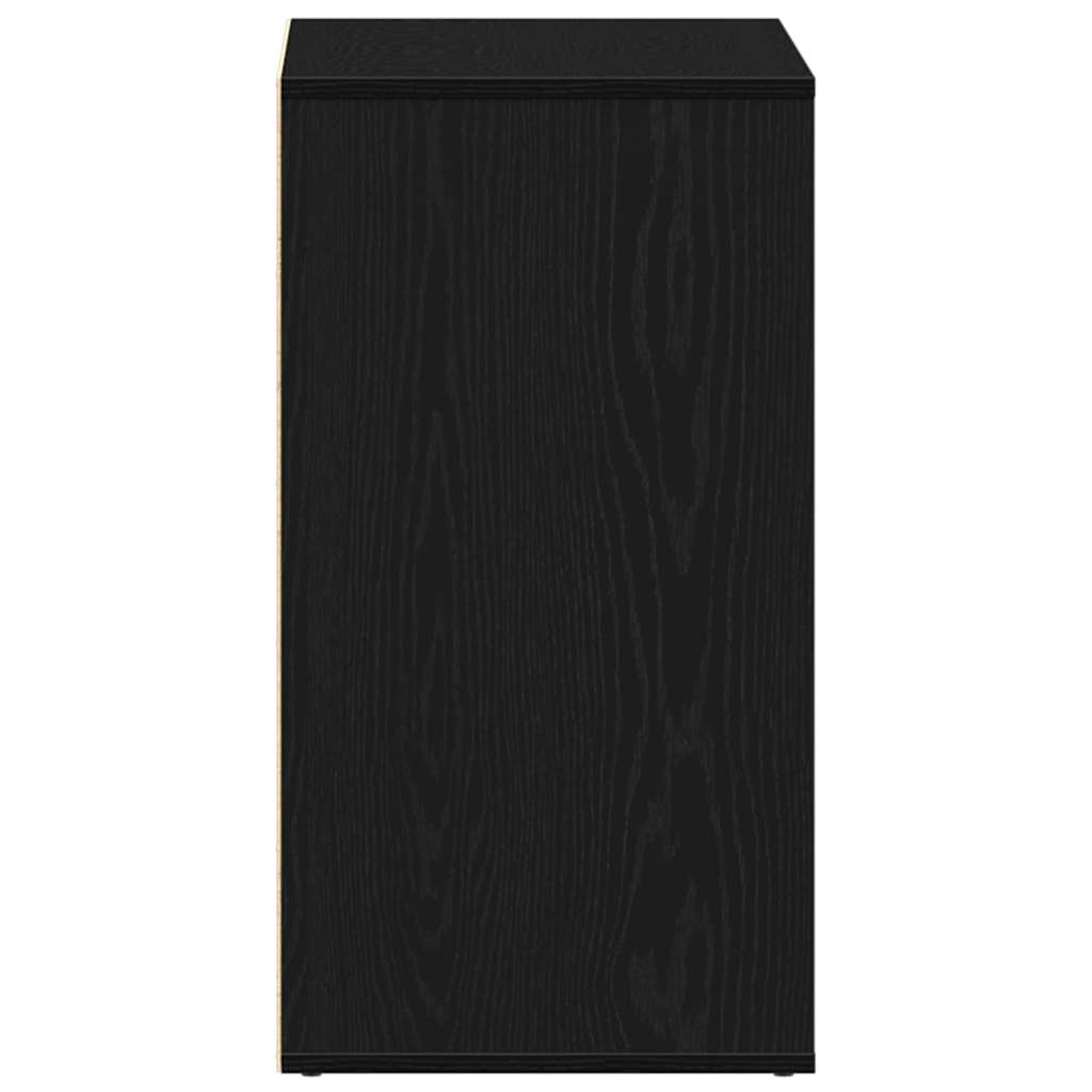 Sminkes szekrény Fekete tölgy 80 x 40 x 75 cm Szerelt Fa